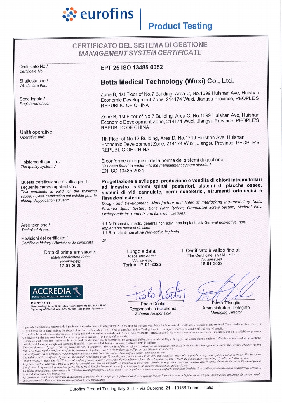 ISO13485