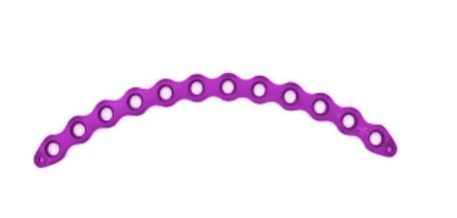 Curved Variable Angle Reconstruction Plate 